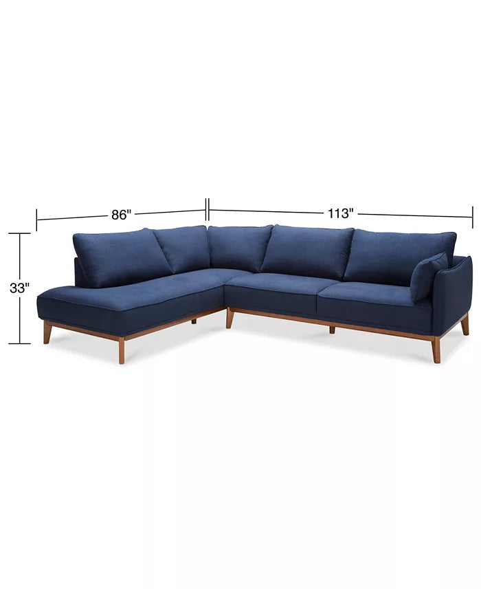 Joellen 7 seater - Chaise sofa