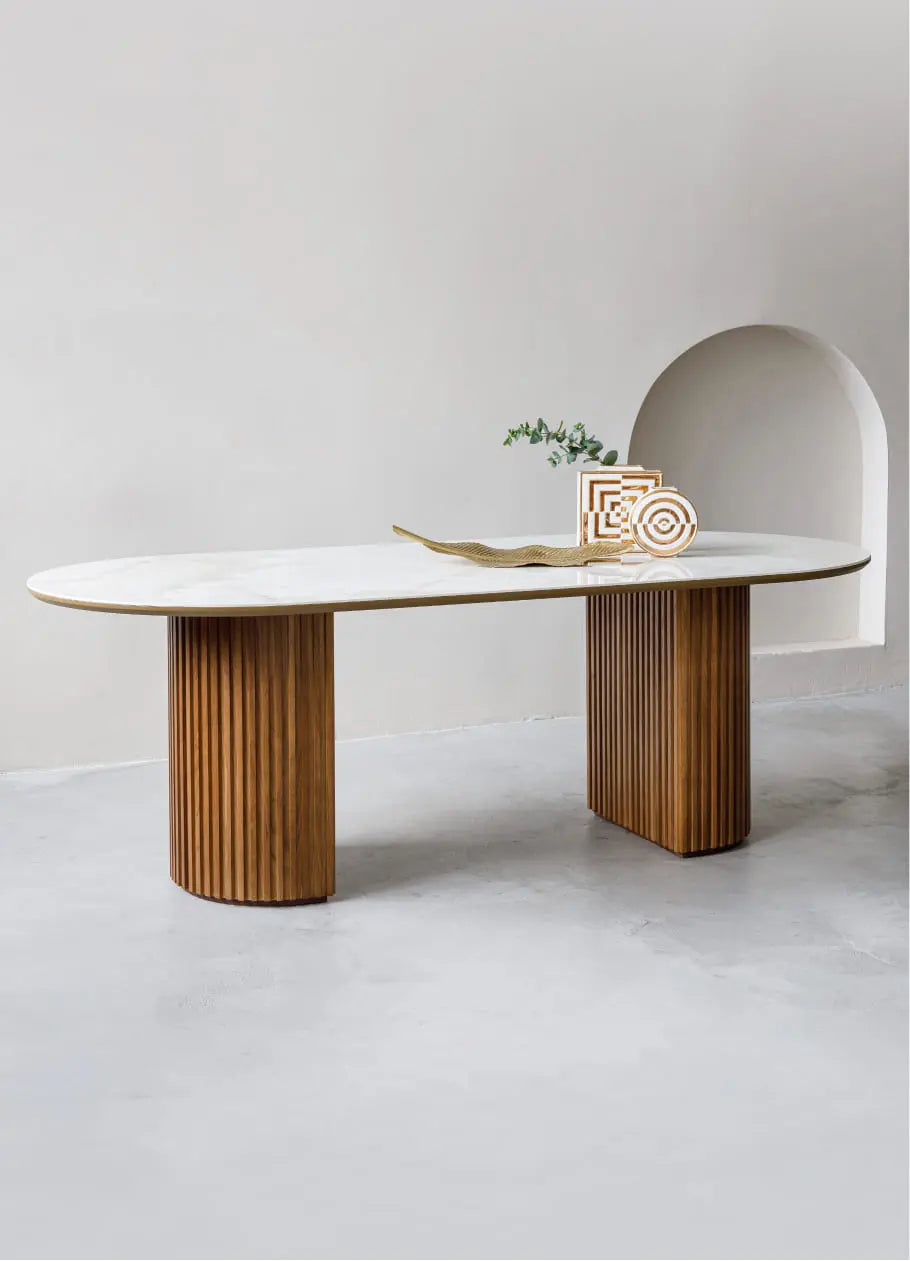 JACOB - Composite top dining table