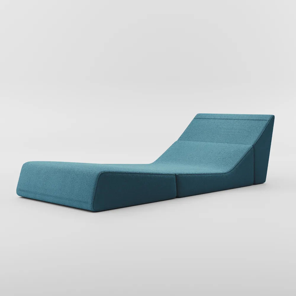 Blue Folding Sofa Bed