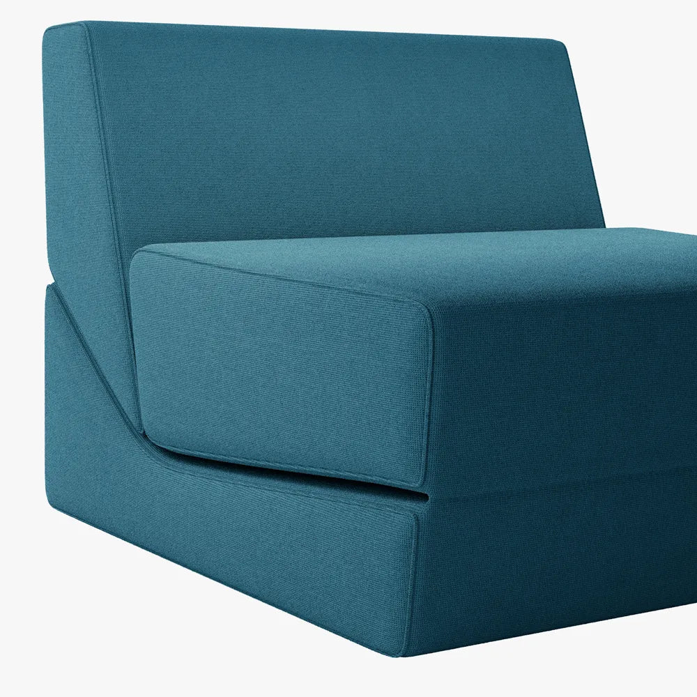 Blue Folding Sofa Bed