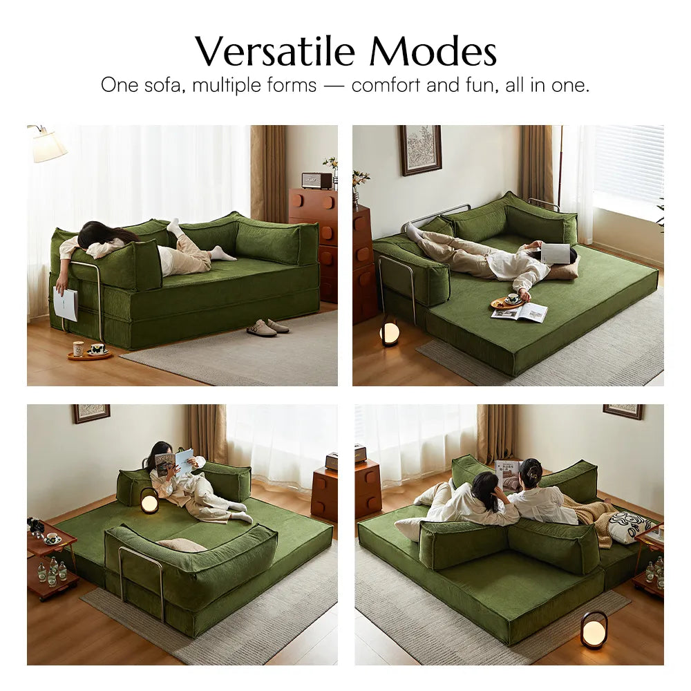King Size 3-Seater Fold Out Sofa Bed