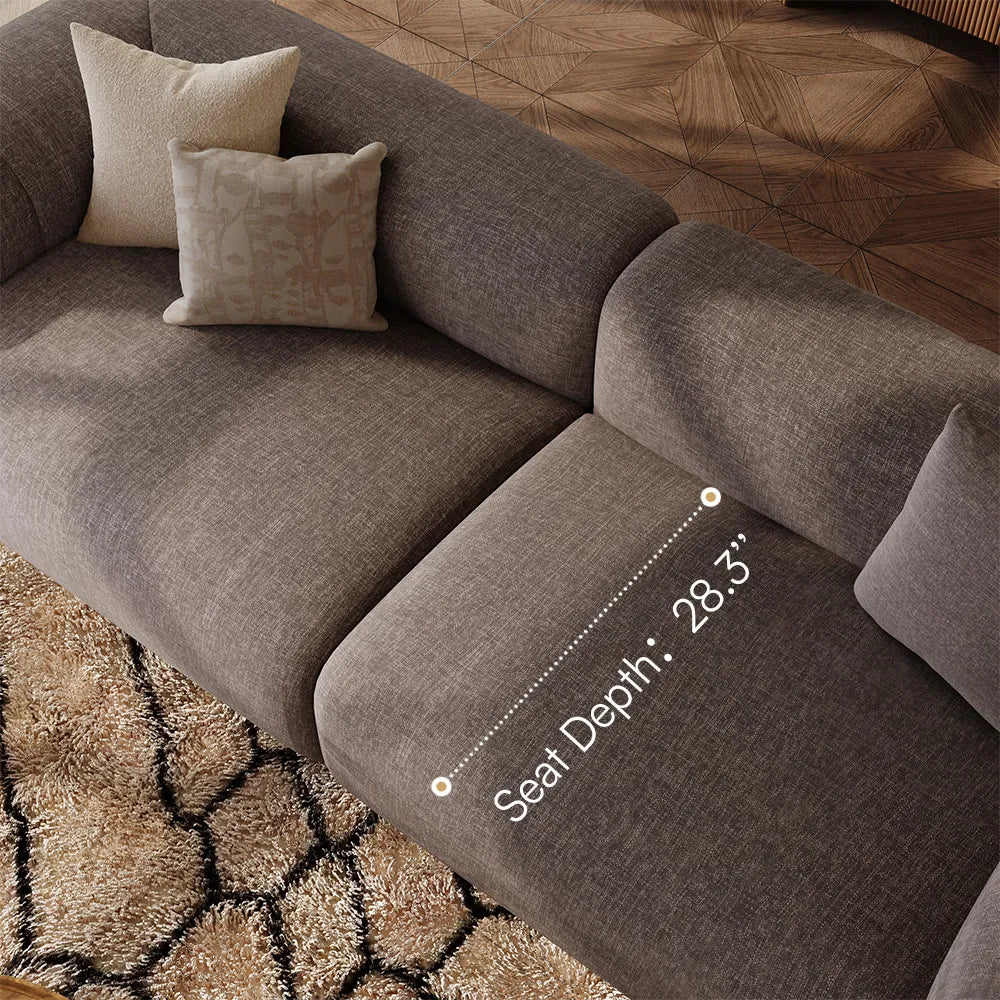 Vintage Chenille Sofa