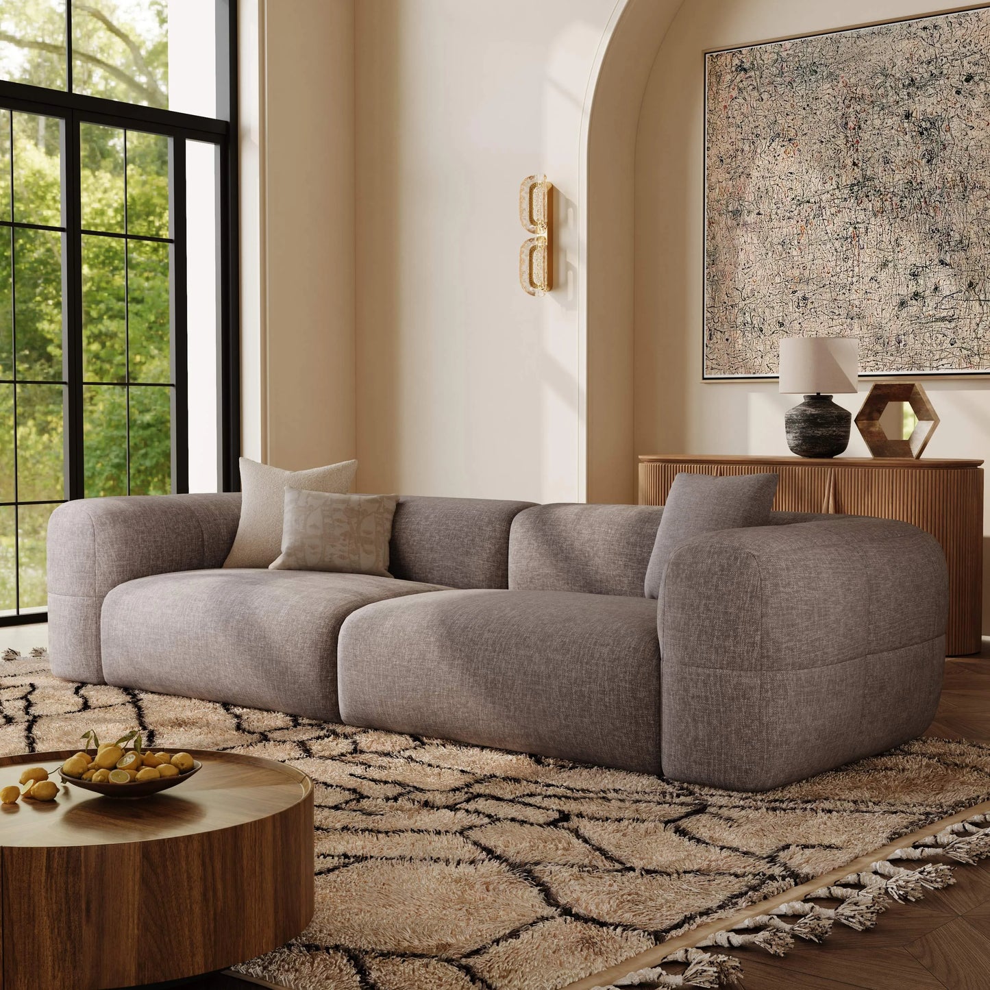 Vintage Chenille Sofa