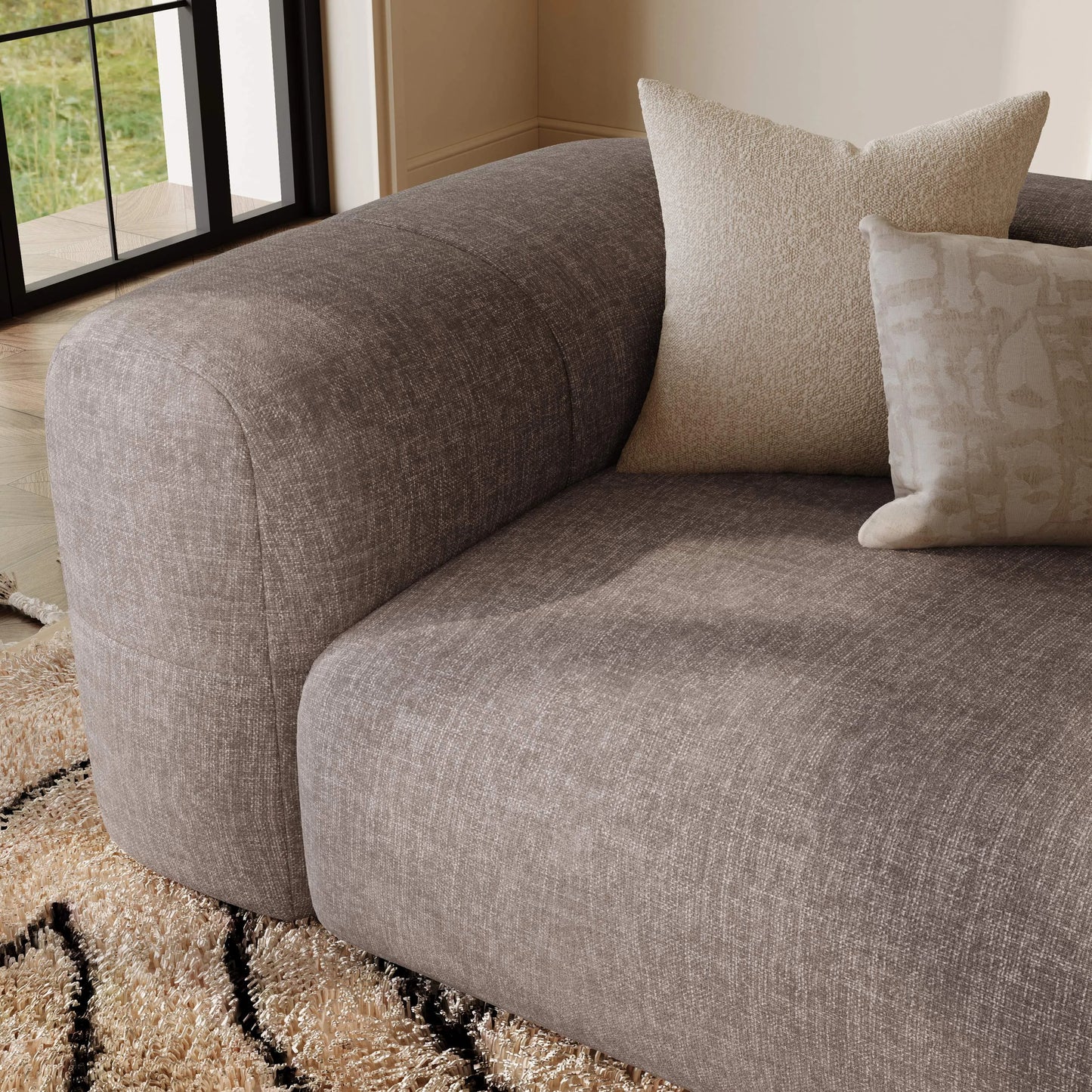Vintage Chenille Sofa