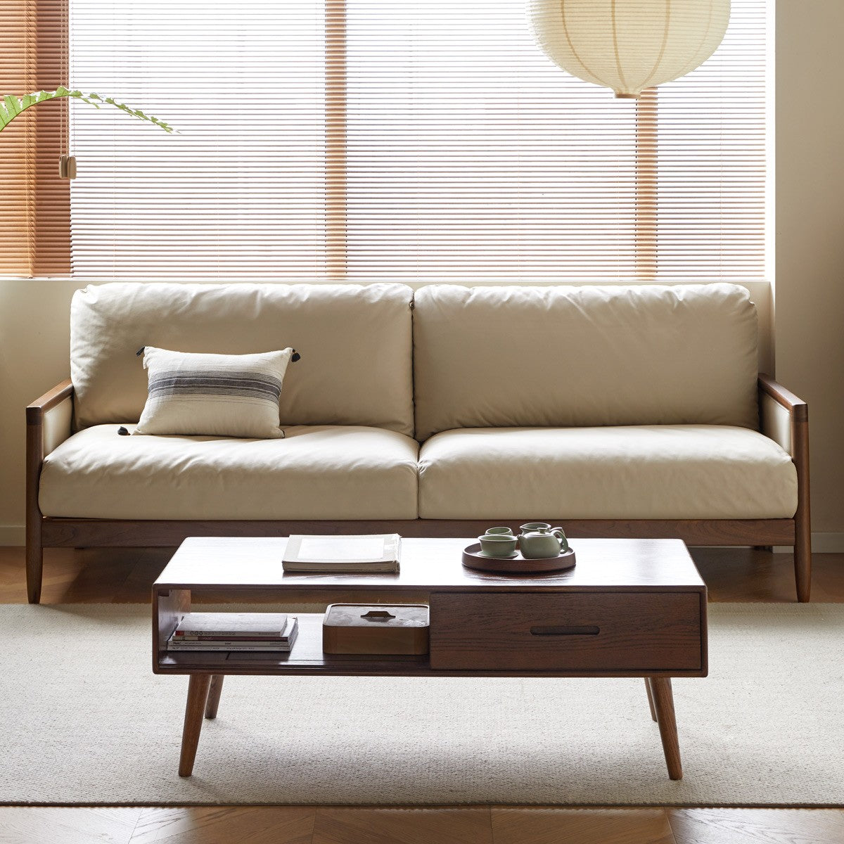 Scandinavian style 3-seater sofa