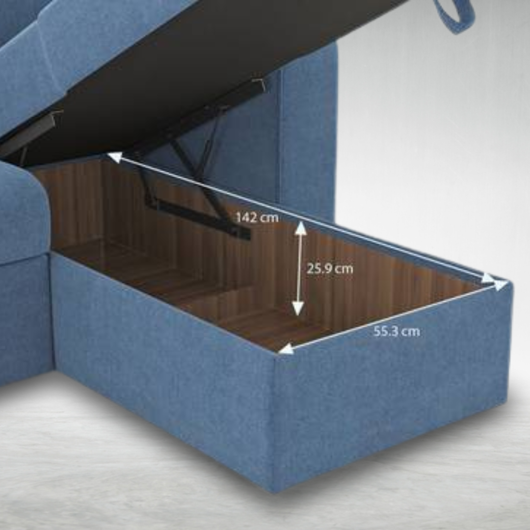 Sapphire : Sofa Cum bed with Storage