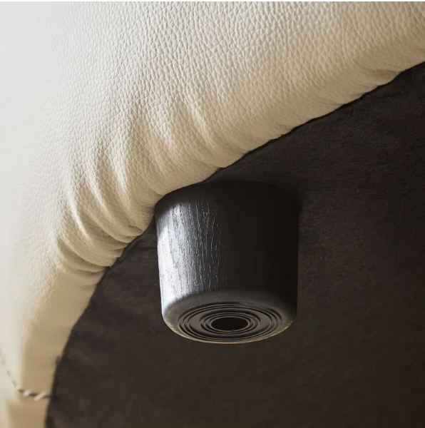 Curvy Leather Curved Sectional Sofa