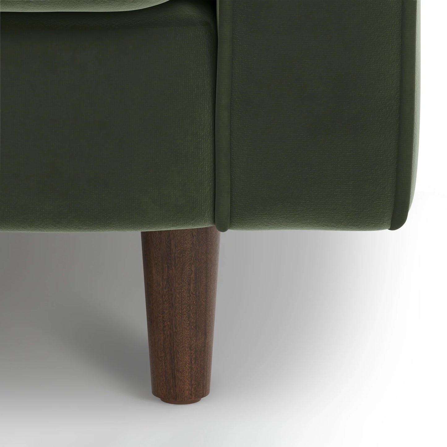 2" Tufted Velvet Loveseat - Plush Pacific Green