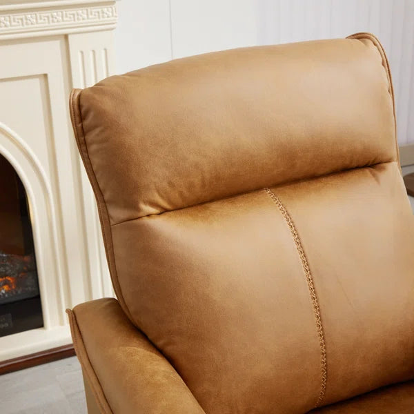 SAMY - Wide Modern Comfortable Upholstered Swivel And Rocker Manual Recliner