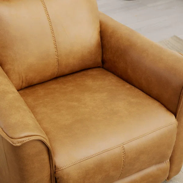 SAMY - Wide Modern Comfortable Upholstered Swivel And Rocker Manual Recliner