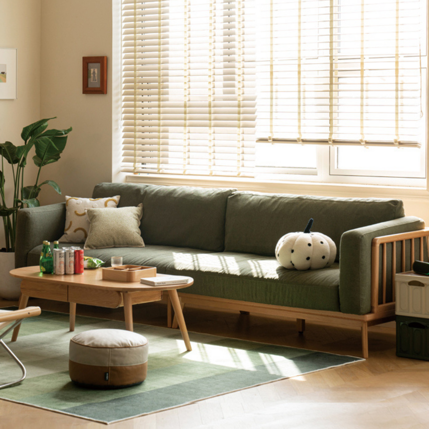 Ansel Wooden Sofa