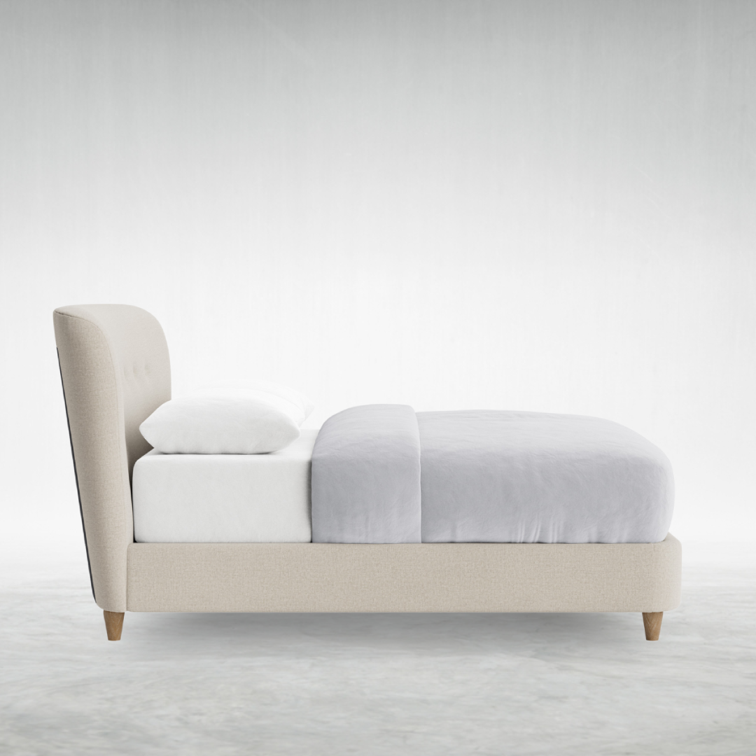 Curvy- Upholstered Bed