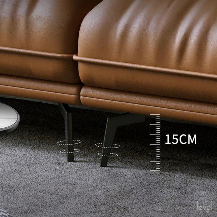 Canvas Genuine Leather Sofa