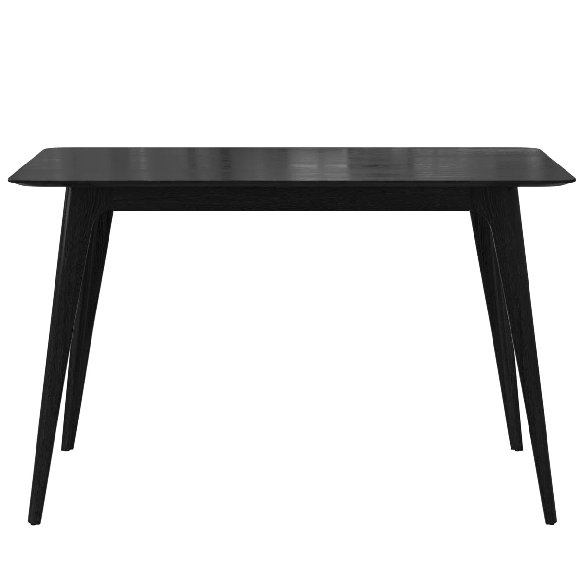 ARMGRAT - 4 seater wooden dark walnut dining