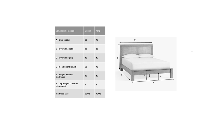 KANO - Wooden storage Bed