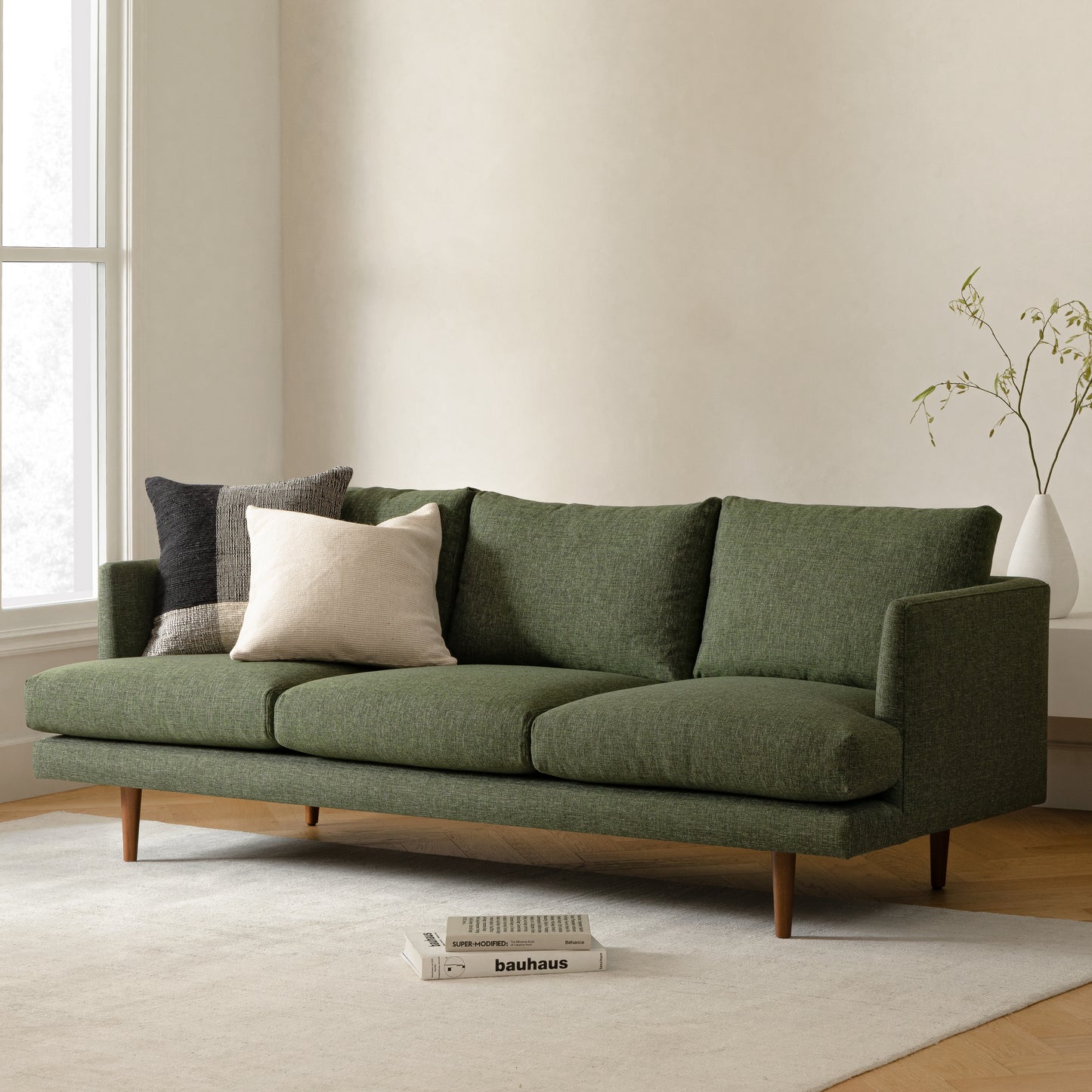 JEFFRY- Forest green Modular Sofa