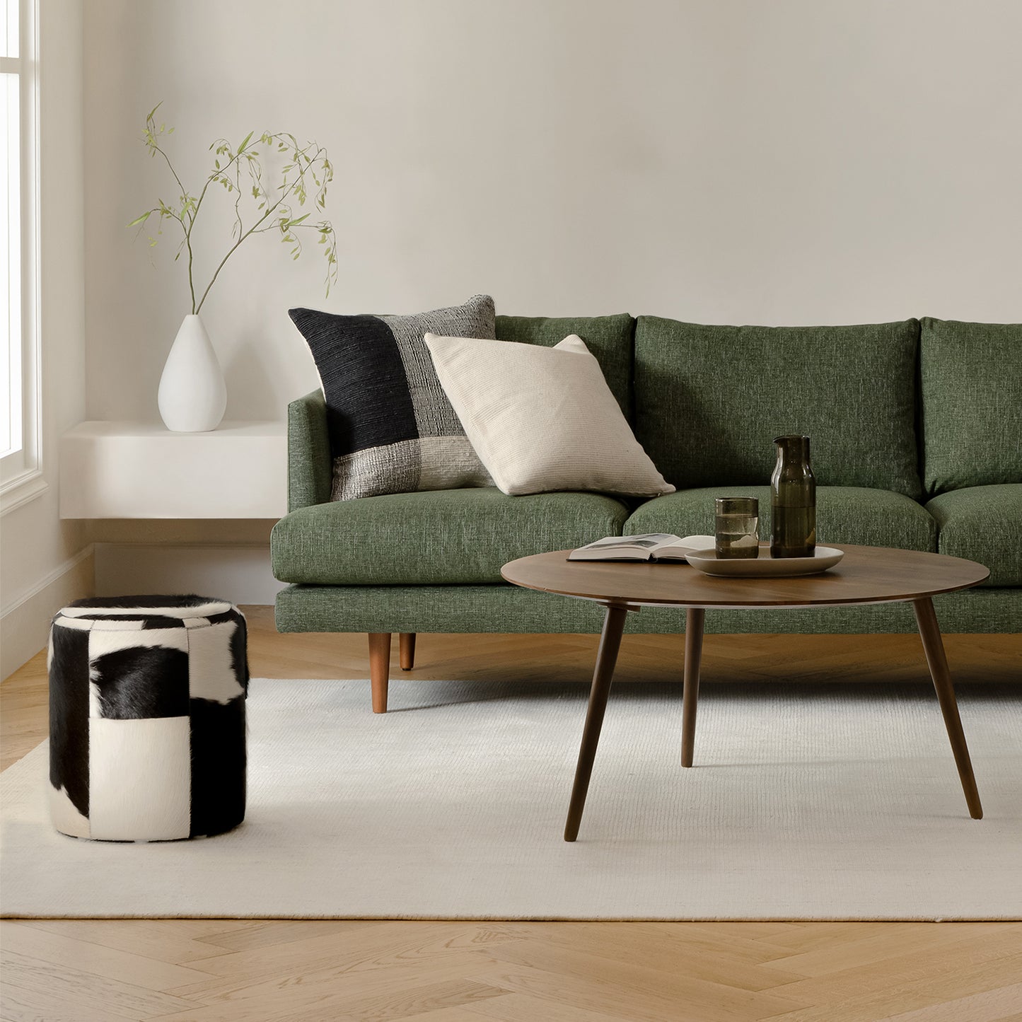 JEFFRY- Forest green Modular Sofa