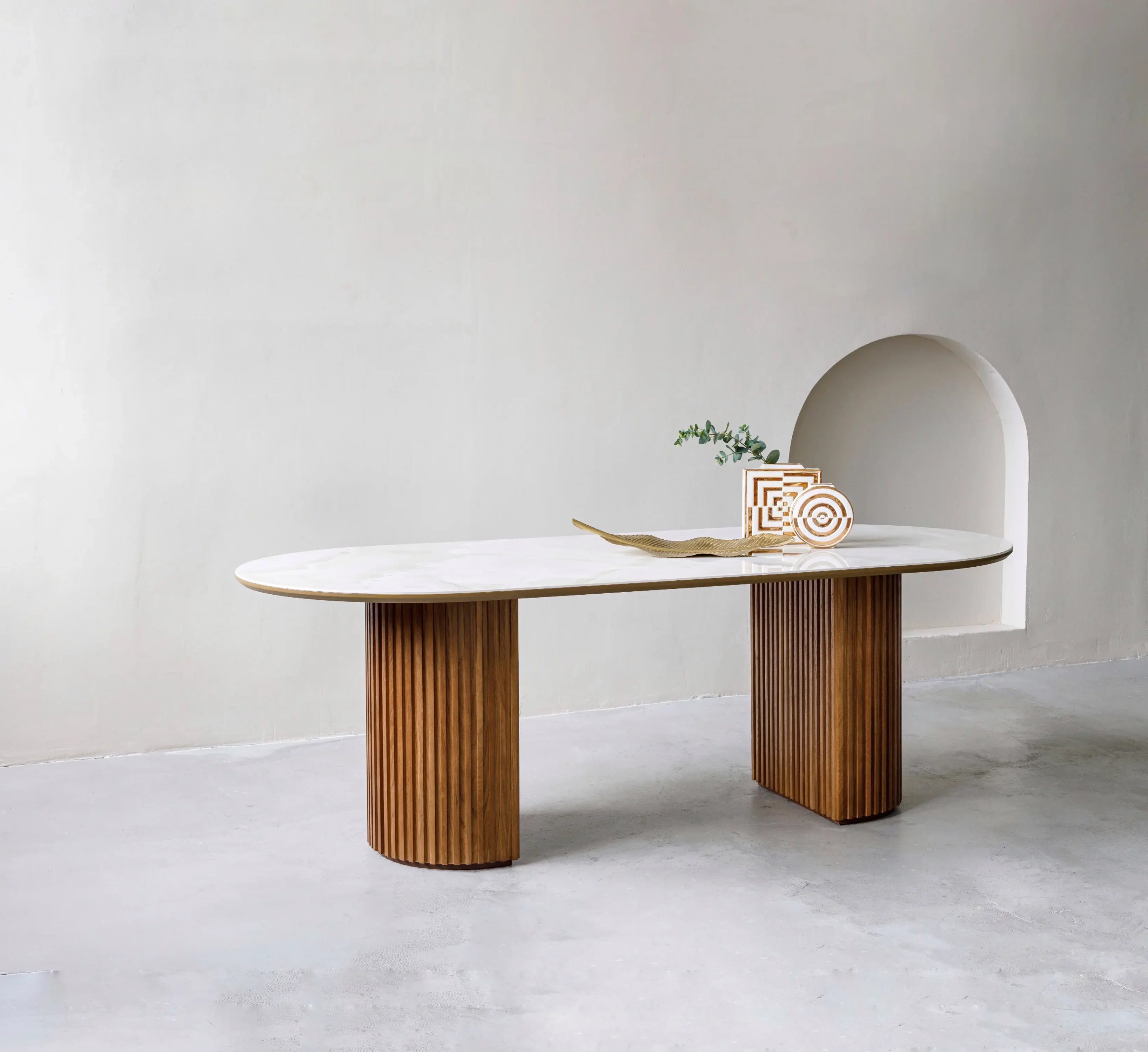 JACOB - Composite top dining table – Nami Furniture
