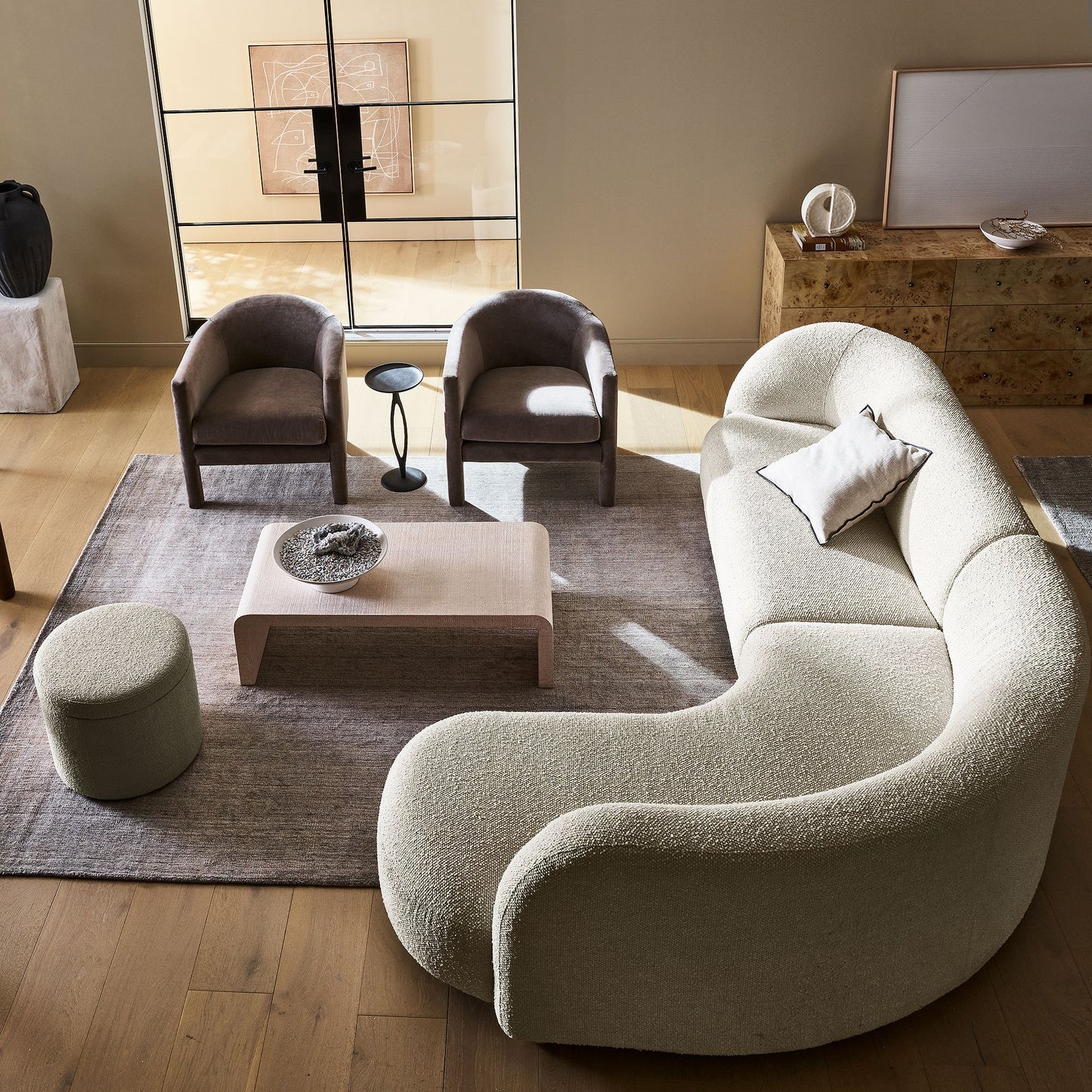 Laurent 2-Piece Wedge Chaise Sectional (111.5")
