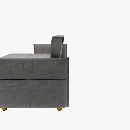 3 Seater Fold Out Sofa cum Bed In Grey Colour