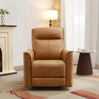 SAMY - Wide Modern Comfortable Upholstered Swivel And Rocker Manual Recliner