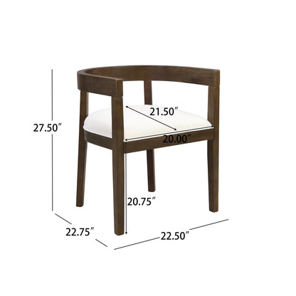 Inesa 7-Piece Wood Upholstered Dining Set