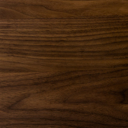 Emmer 71" Glass Dining Table - Walnut