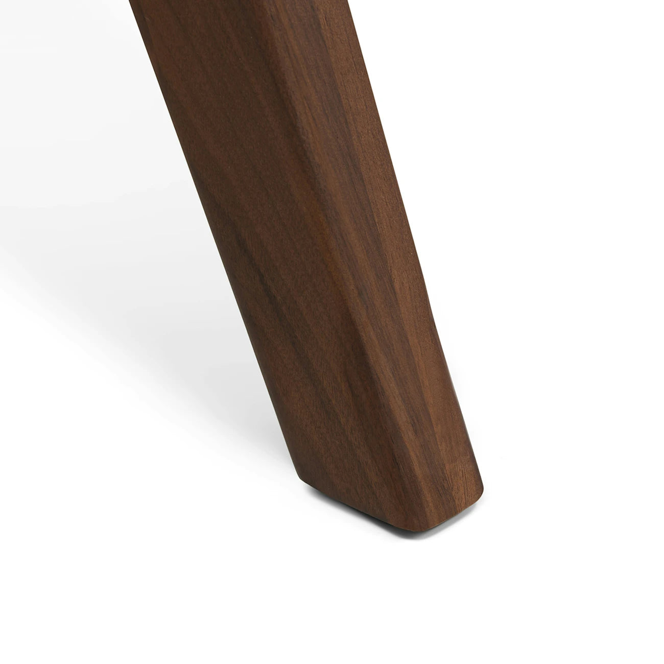Emmer 71" Glass Dining Table - Walnut