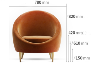 Ovate – Leatherette Chair