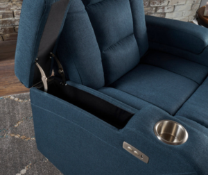 Everette : Fabric Power Recliner