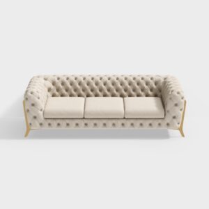 Modern Tufted Chesterfield Modular Sofa