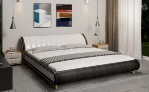 Leather Upholstered Bed